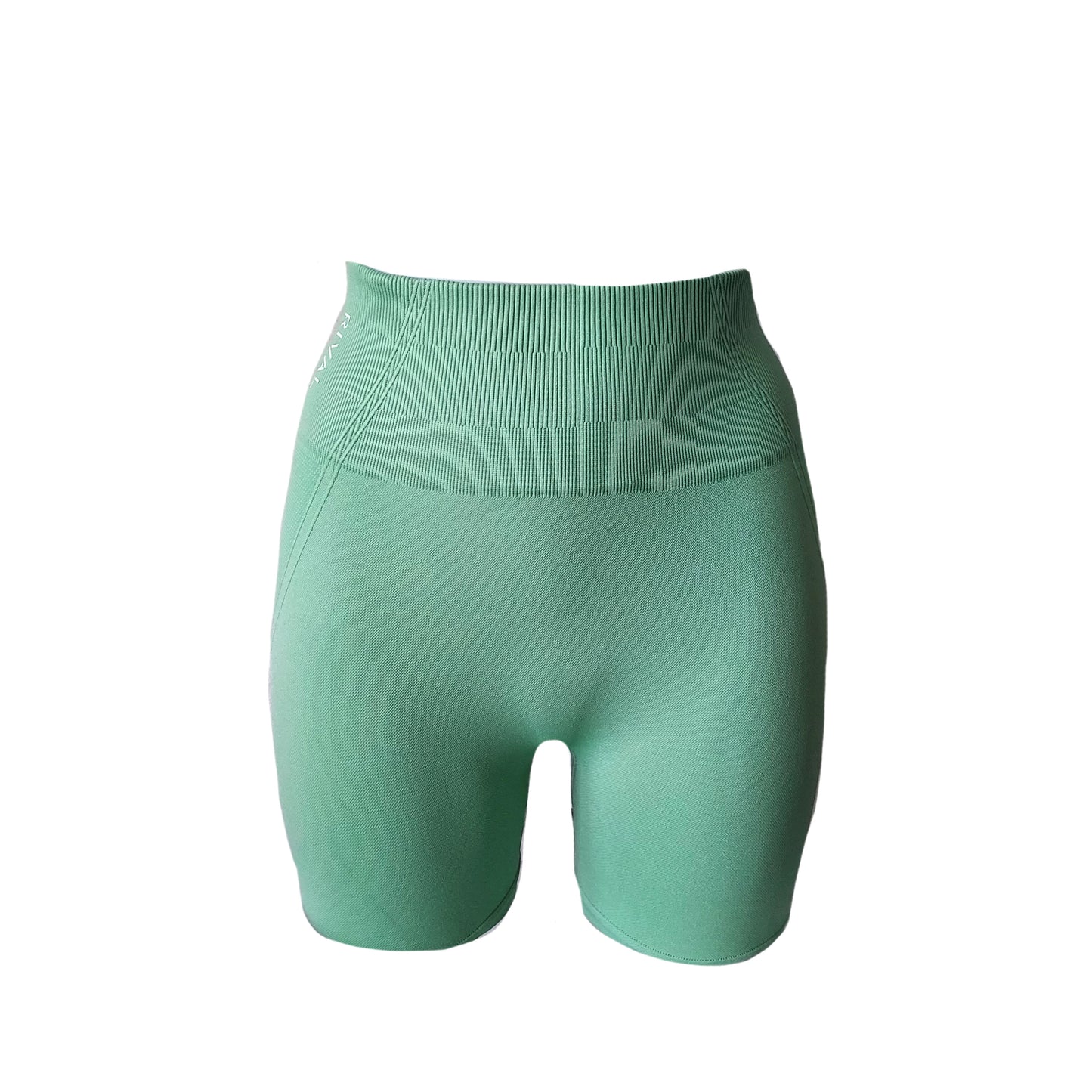 Seamless motion biker shorts - mint green