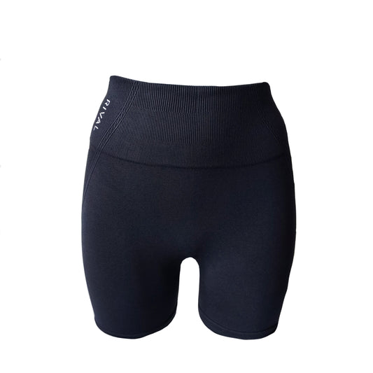 Seamless motion biker shorts - Black