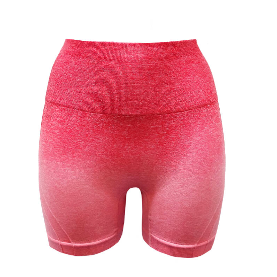 korte broek ombre rood/streep