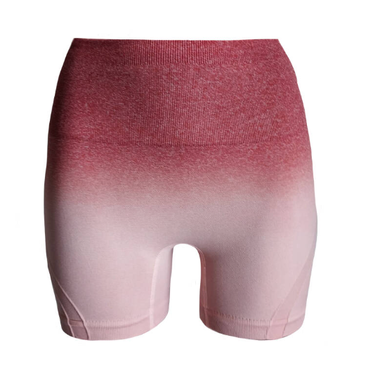 korte broek ombre zalm/roze