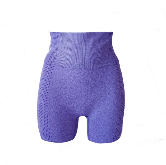 Seamless soft collectie - royal purple shorts