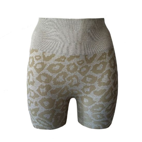 Animal seamless biker short - sand panter