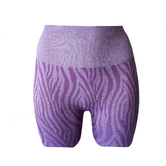 Animal seamless biker - purple zebra