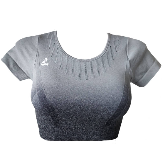 Sport top ombre grijs