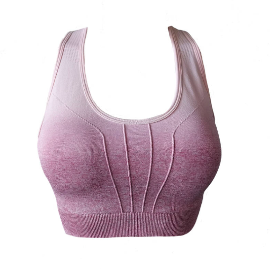 Sport bh - ombre roze