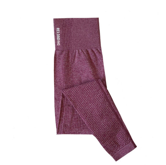 Reloading - Seamless soft legging soft bordeaux