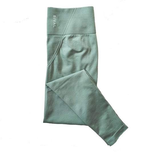 Seamless motion legging - sage green