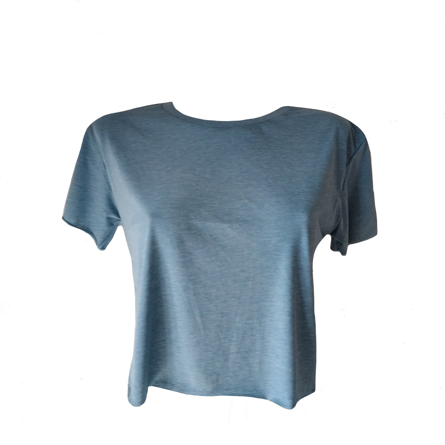 Cropped t-shirt - cornflower blue